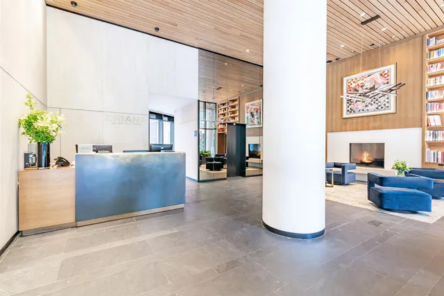 a view of a building next to a road