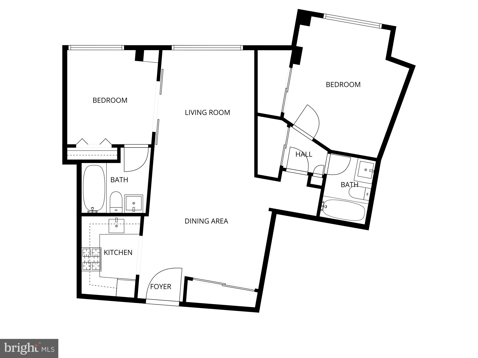 1239 Vermont Avenue Northwest, Unit 102 Washington, DC 20005 - Photo 20 of 21 a picture of a wall with a window