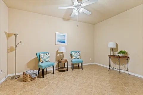 a view of a livingroom with furniture