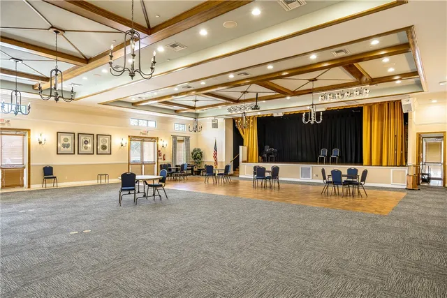 a view of a indoor swimming pool