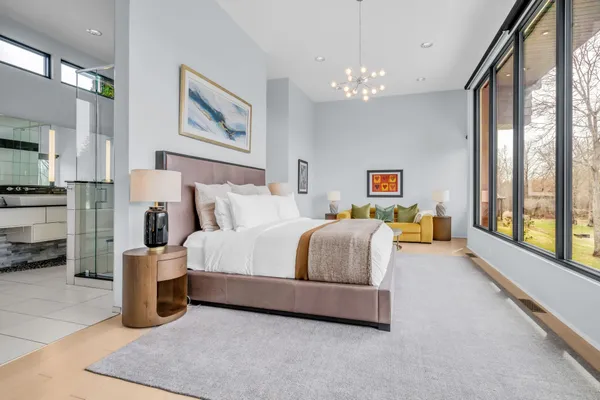 a room with furniture and a flat screen tv