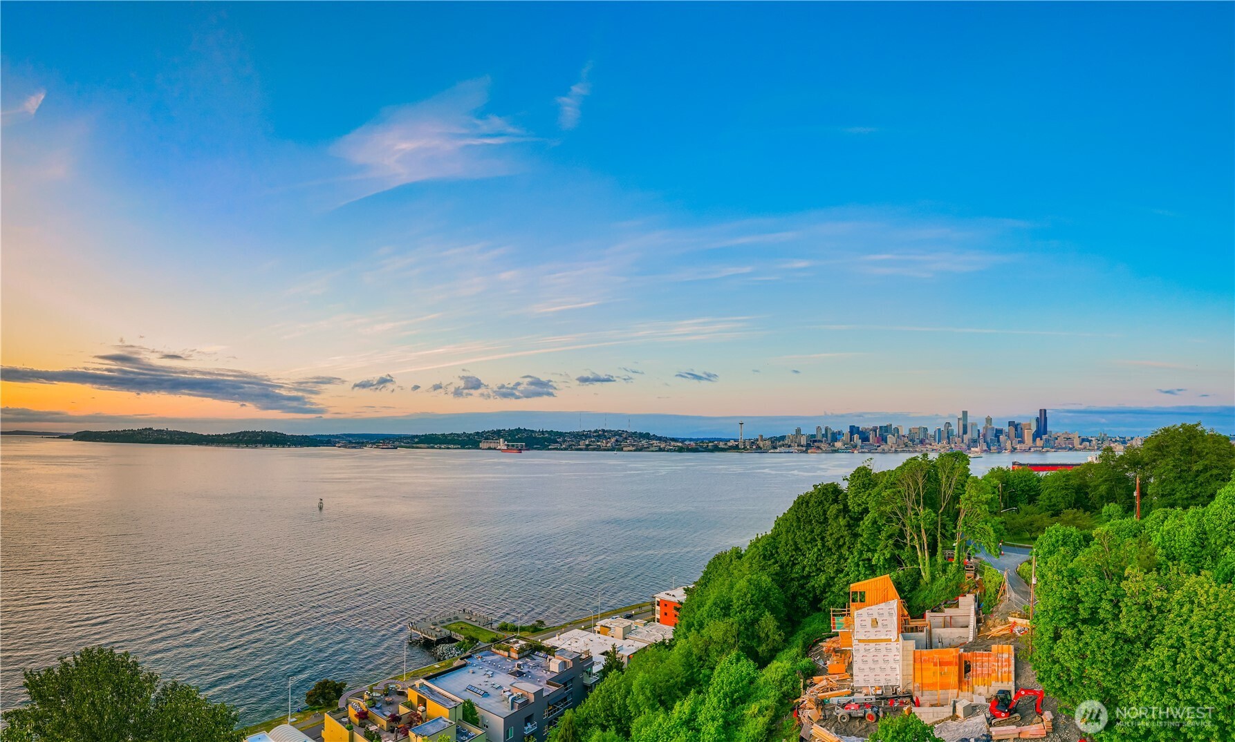 1017 California Lane Southwest Seattle, WA 98116 - Photo 13 of 19 a view of a lake with outdoor space