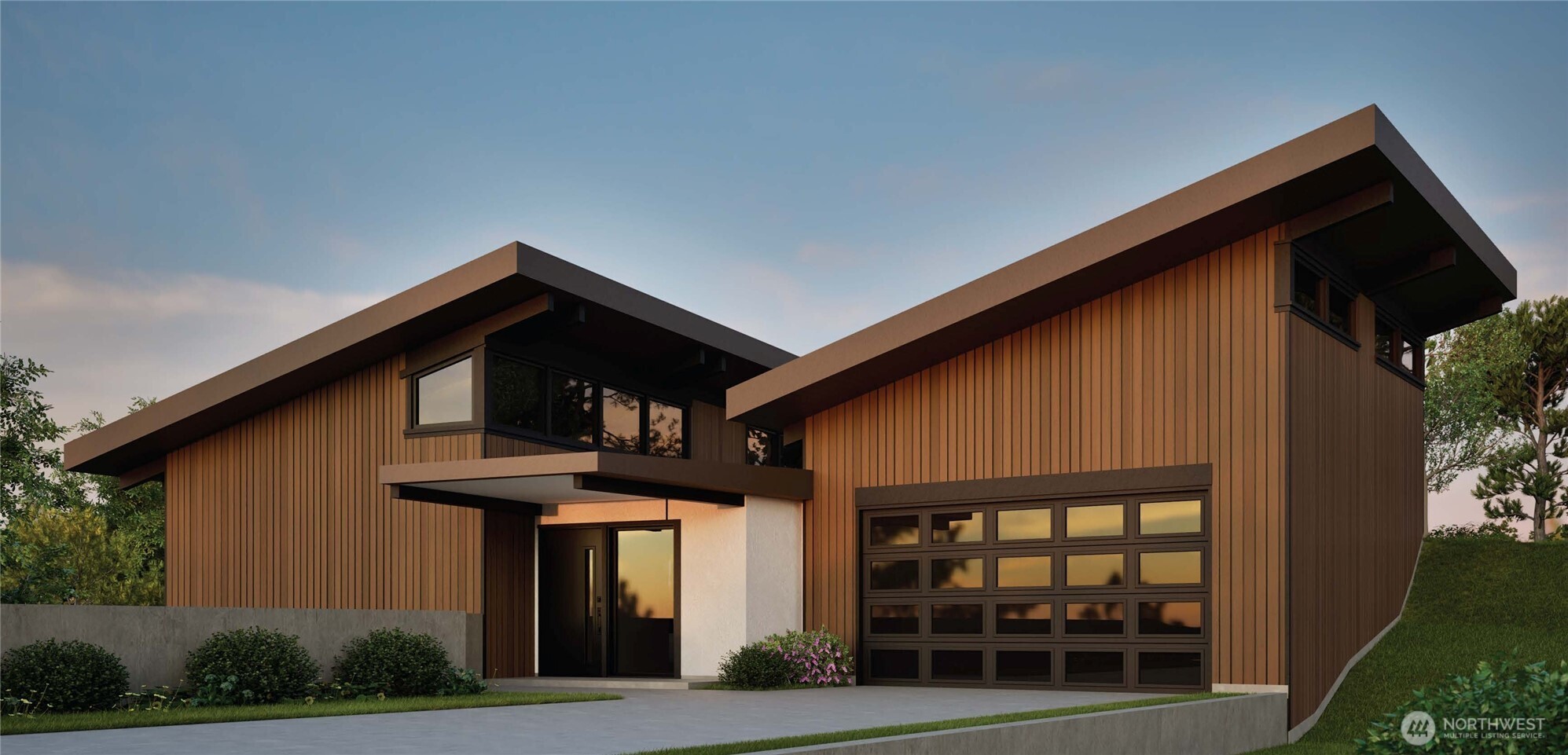 1017 California Lane Southwest Seattle, WA 98116 - Photo 8 of 19 a front view of a house with glass windows and plants