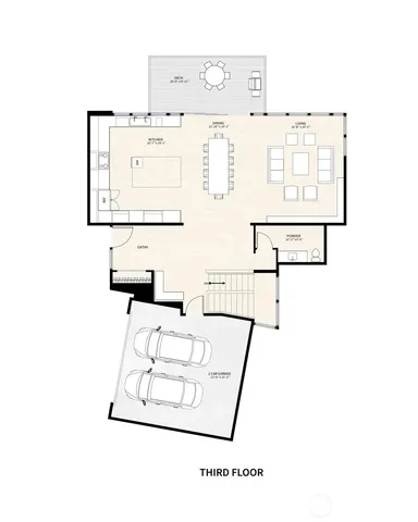 a picture of a wall with a white table