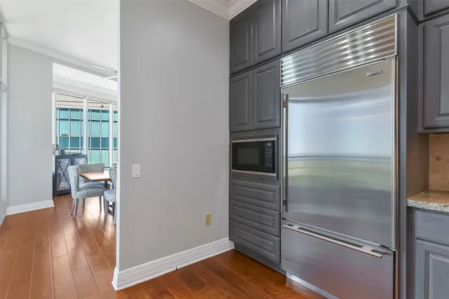 a view of balcony with chair