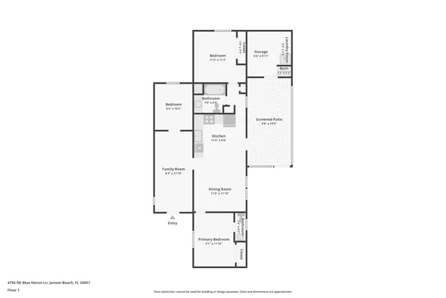 $139,900 | 4756 Northeast Blue Heron Lane, Jensen Beach, FL 34957