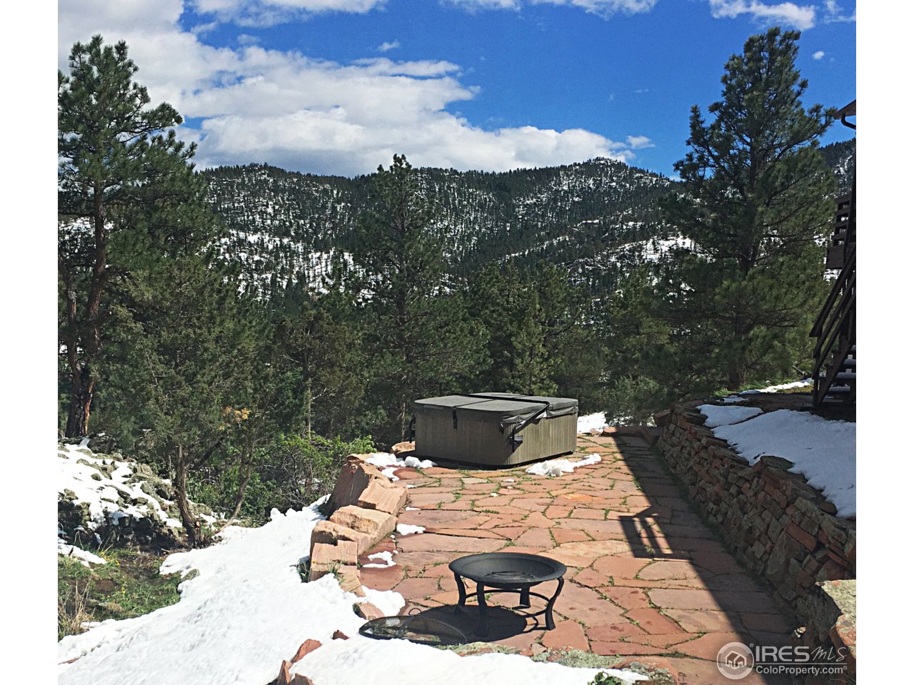 38 Ogallala Road Lyons, CO 80540 - Photo 4 of 38 Hot tub with great view!