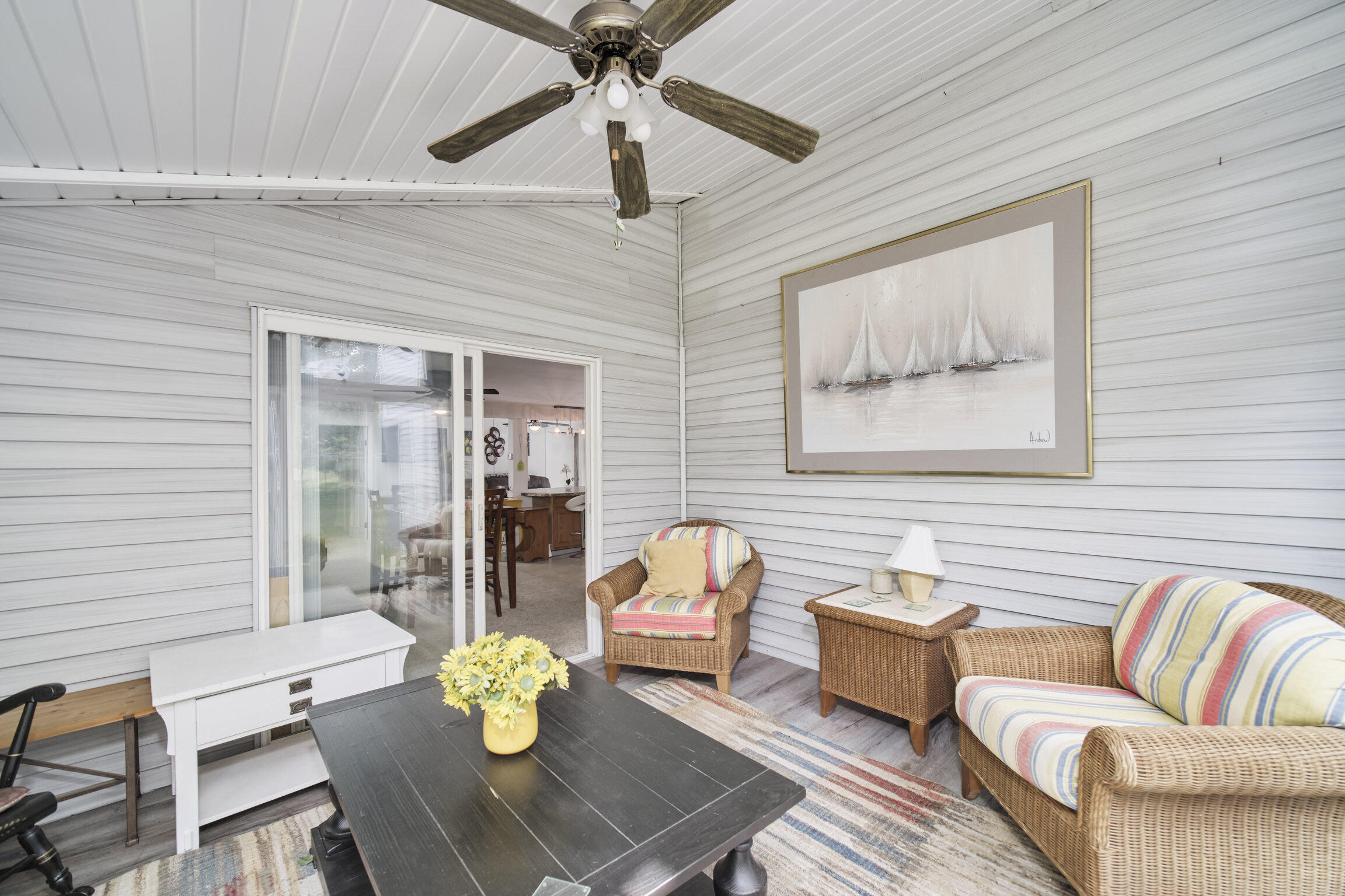 6665 Lakeshore Road Manistee, MI 49660 - Photo 18 of 50 Sunroom