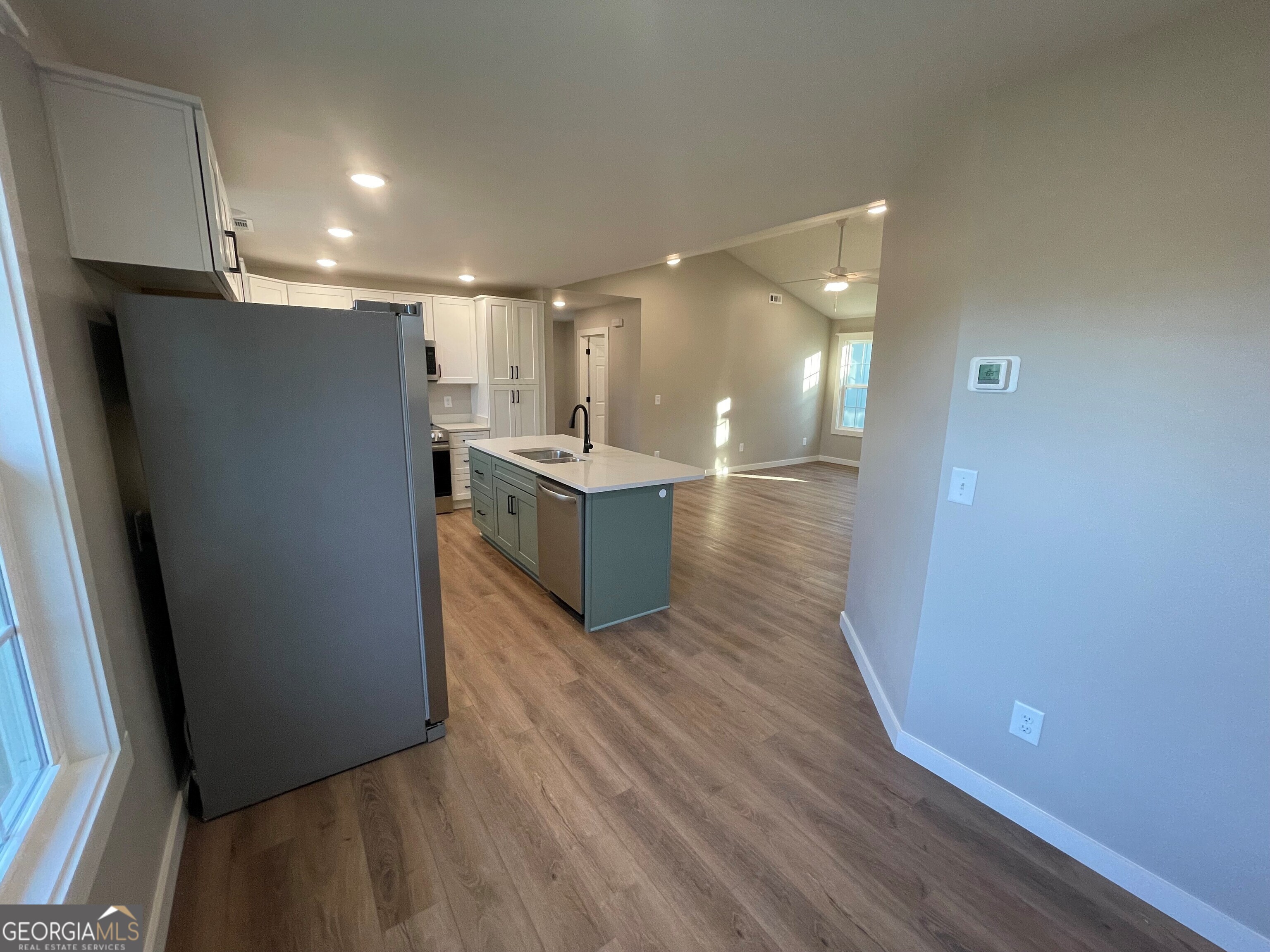 410 Hardy Avenue Southwest Rome, GA 30161 - Photo 20 of 36 a view of kitchen and wooden floor