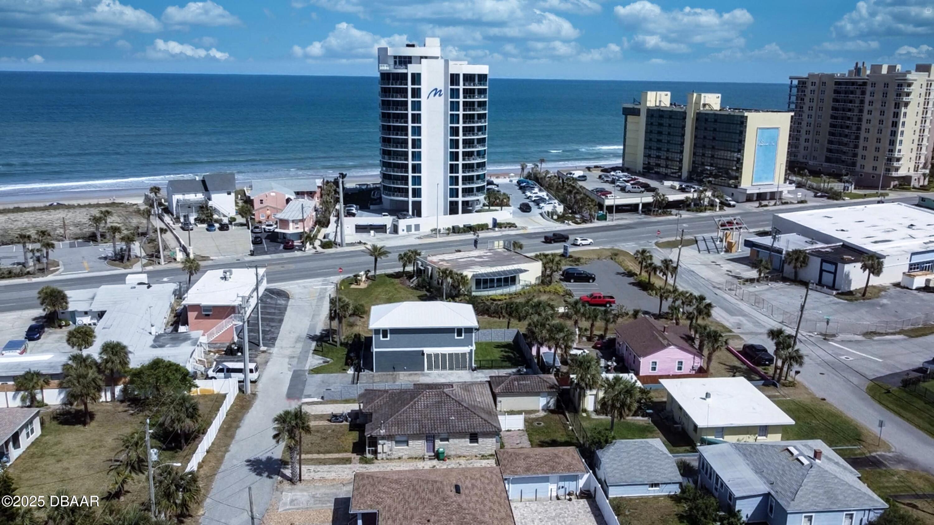 144 Frazar Road Daytona Beach, FL 32118 - Photo 47 of 74 Aerial-Right Side-v5-Beach In Background