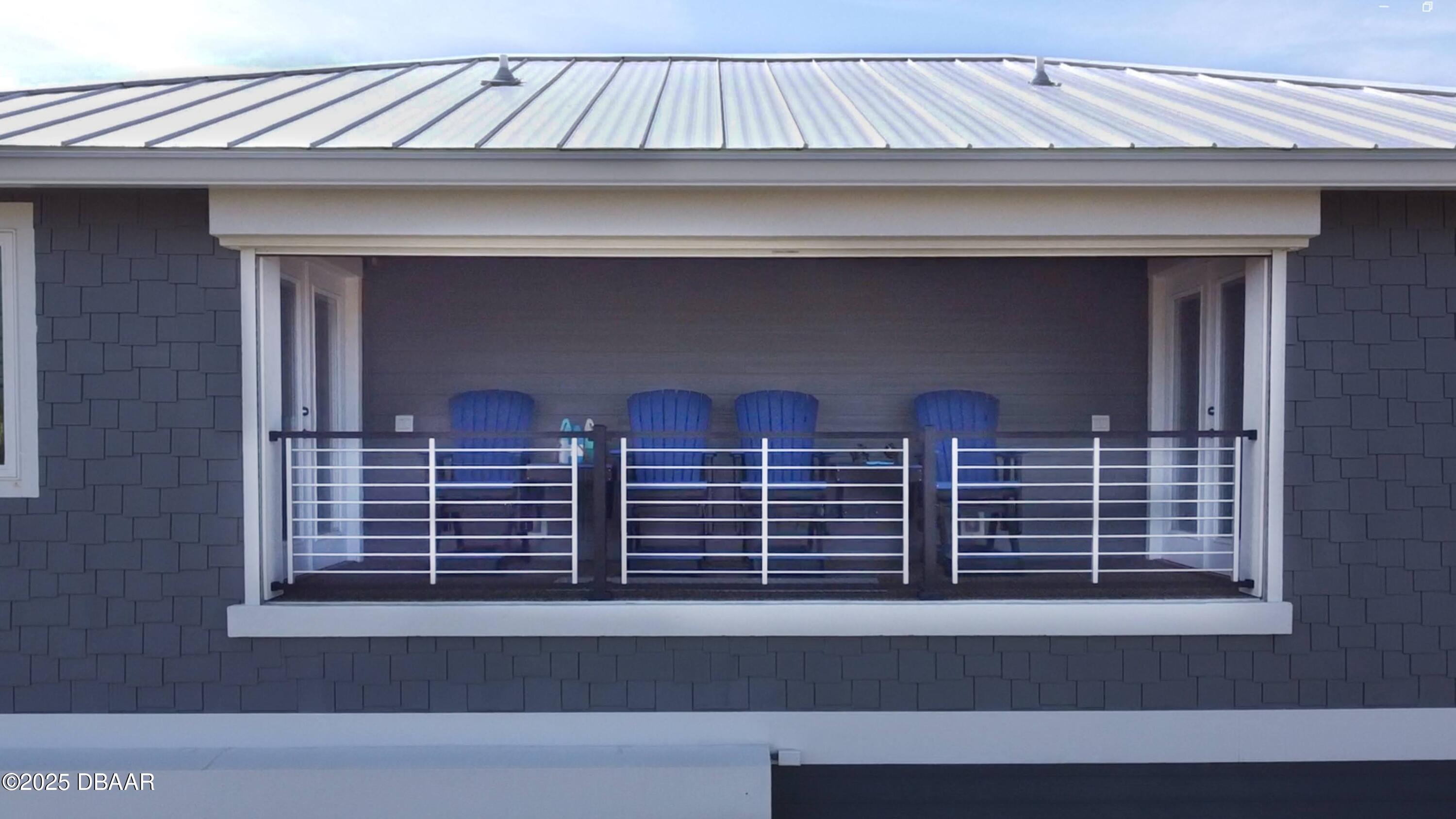 144 Frazar Road Daytona Beach, FL 32118 - Photo 50 of 74 Aerial-UpstairsSideRecessedBalcony-144 F