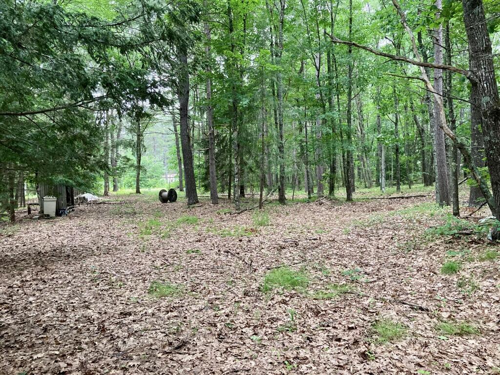 Front of lot for driveway