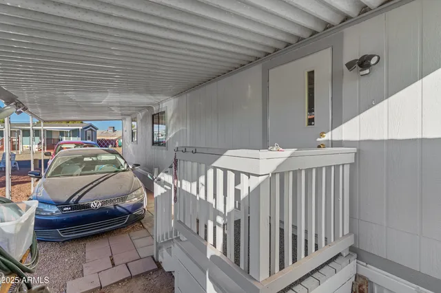 a view of a car garage