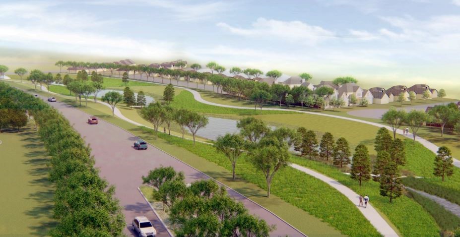 26314 Euphoria Way Hockley, TX 77447 - Photo 6 of 6 a view of a city with lake view