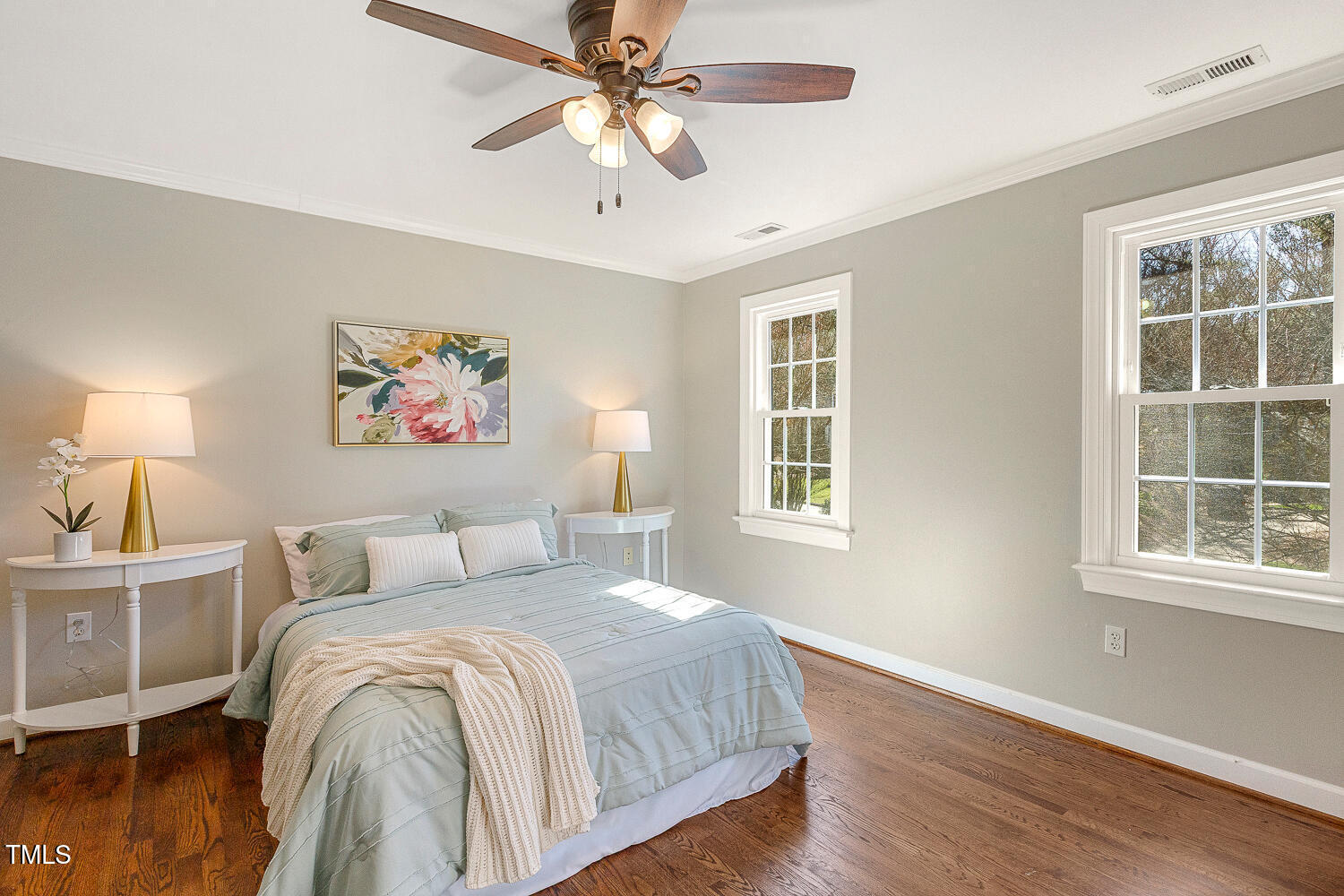 6320 Bayswater Trail Raleigh, NC 27612 - Photo 32 of 62 a bedroom with a large bed and a window