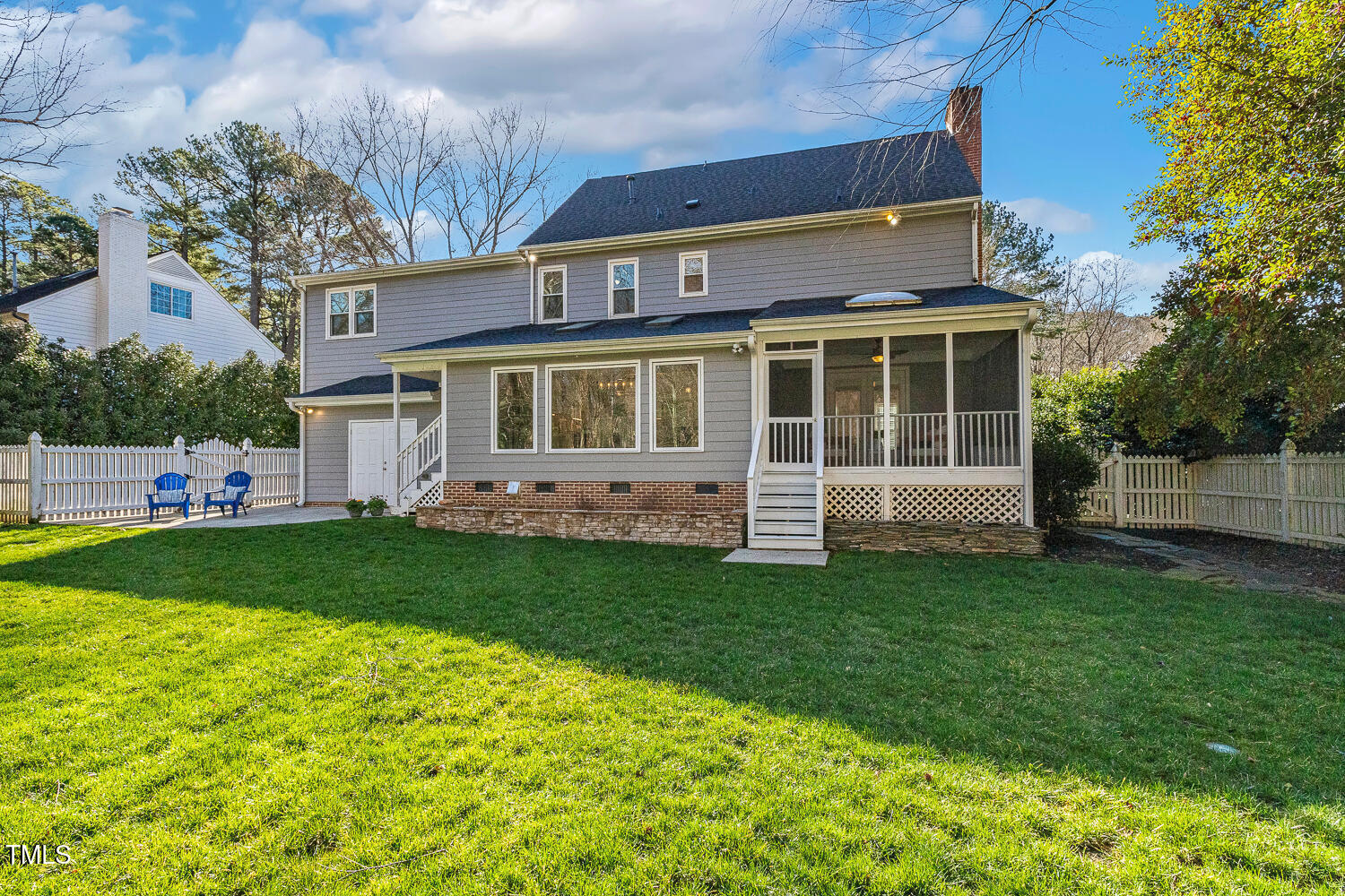 6320 Bayswater Trail Raleigh, NC 27612 - Photo 60 of 62 a view of a house with a garden