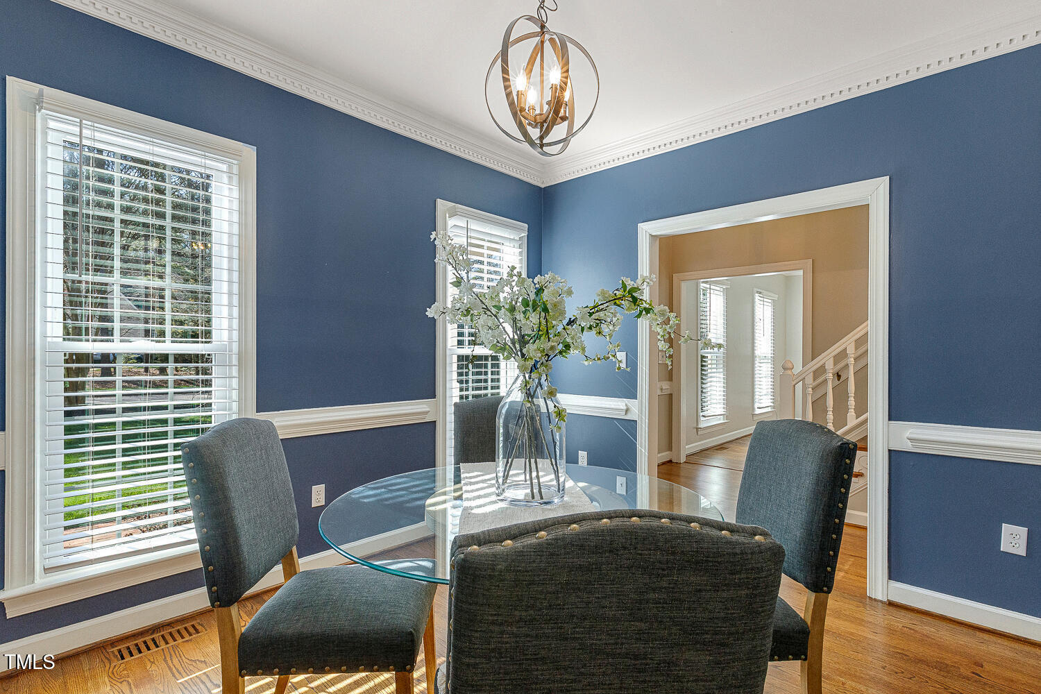 6320 Bayswater Trail Raleigh, NC 27612 - Photo 7 of 62 a view of a dining room with furniture window and wooden floor