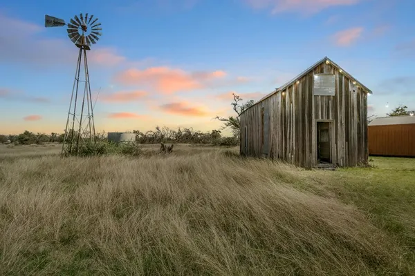 a view of a wooden bridge