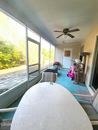 a very nice looking room with a large window