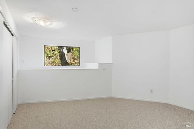 a view of wall with window