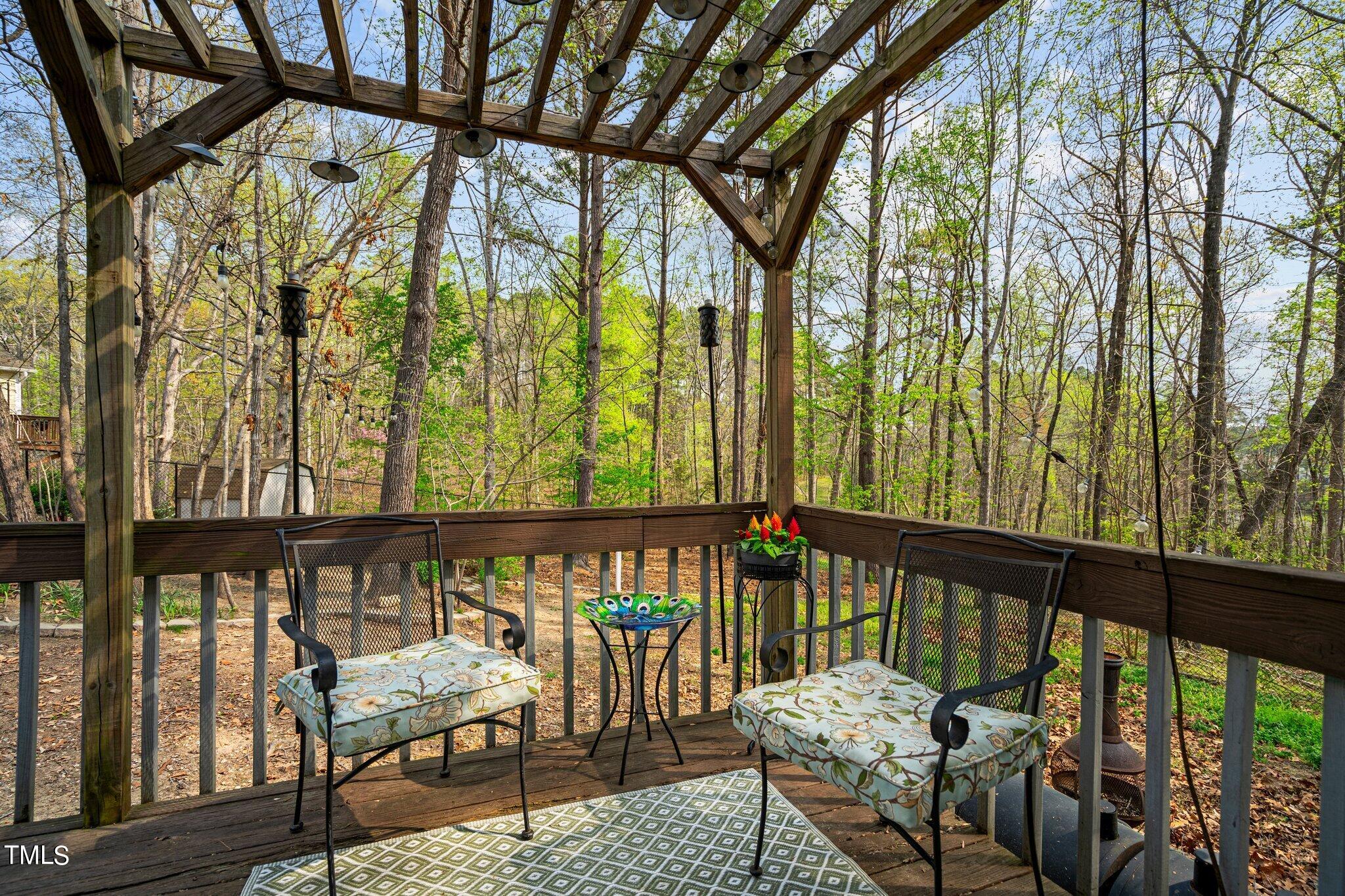 5315 Middleton Road Durham, NC 27713 - Photo 17 of 22 a view of a chairs and table in the balcony