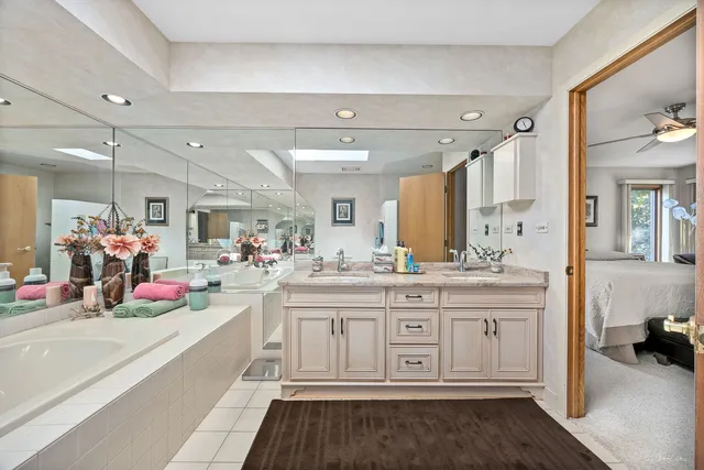 a very nice looking room with a large window