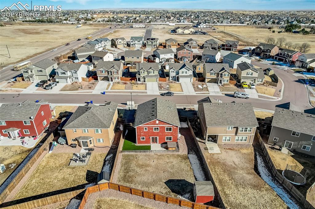 11642 Avena Road Peyton, CO 80831 - Photo 50 of 50 an aerial view of residential houses with outdoor space
