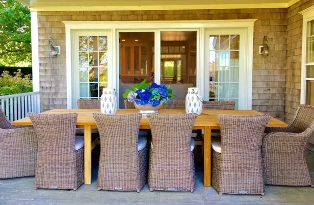 view of outdoor space with seating space