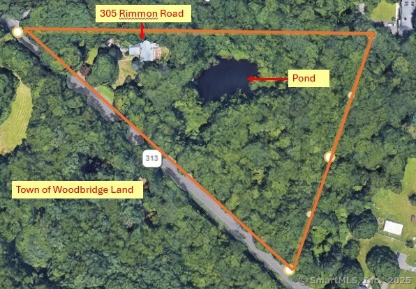 305 Rimmon Road Woodbridge, CT 06525 - Photo 29 of 29 a view of a bunch of trees and bushes