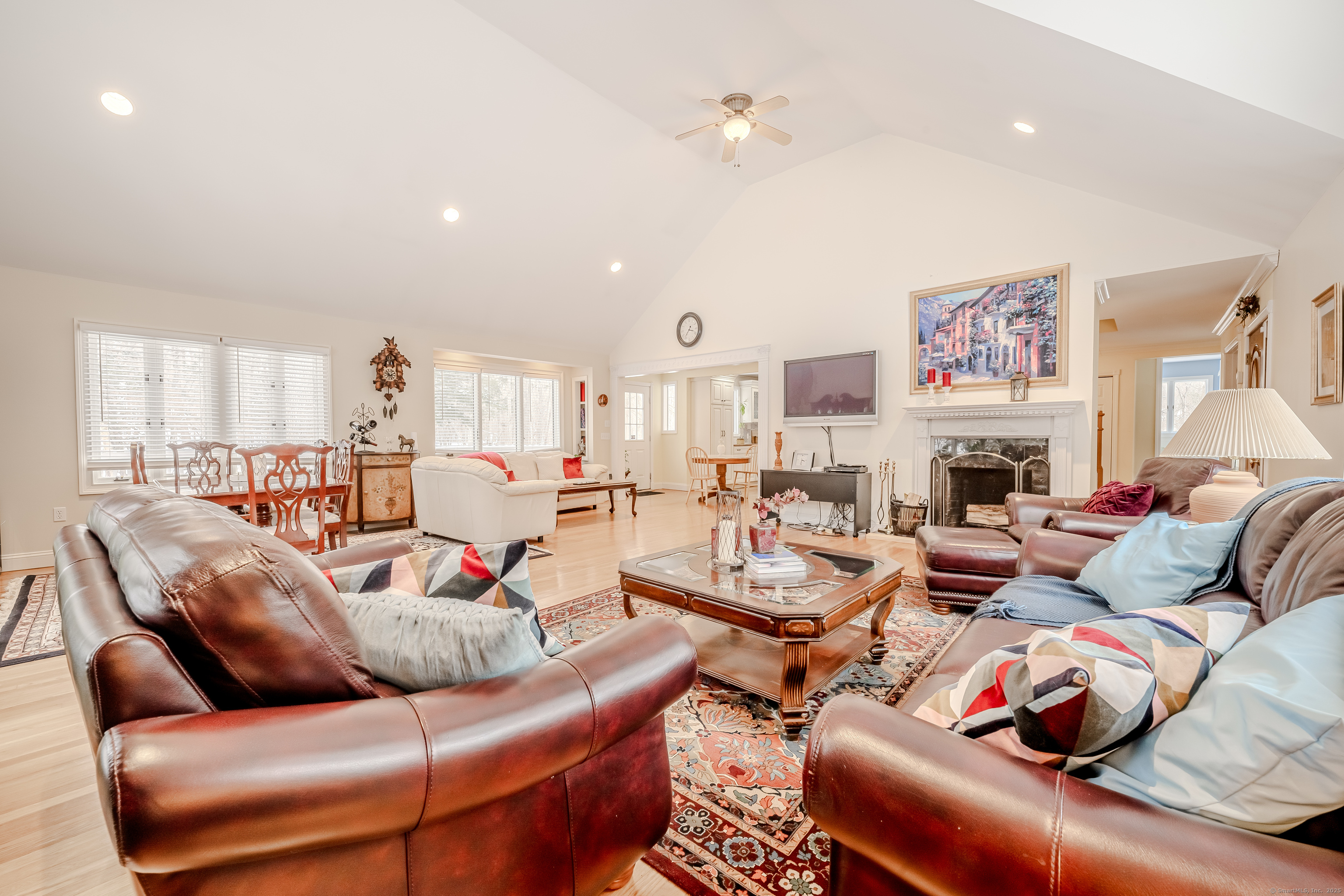 305 Rimmon Road Woodbridge, CT 06525 - Photo 4 of 28 a living room with furniture kitchen view and a window