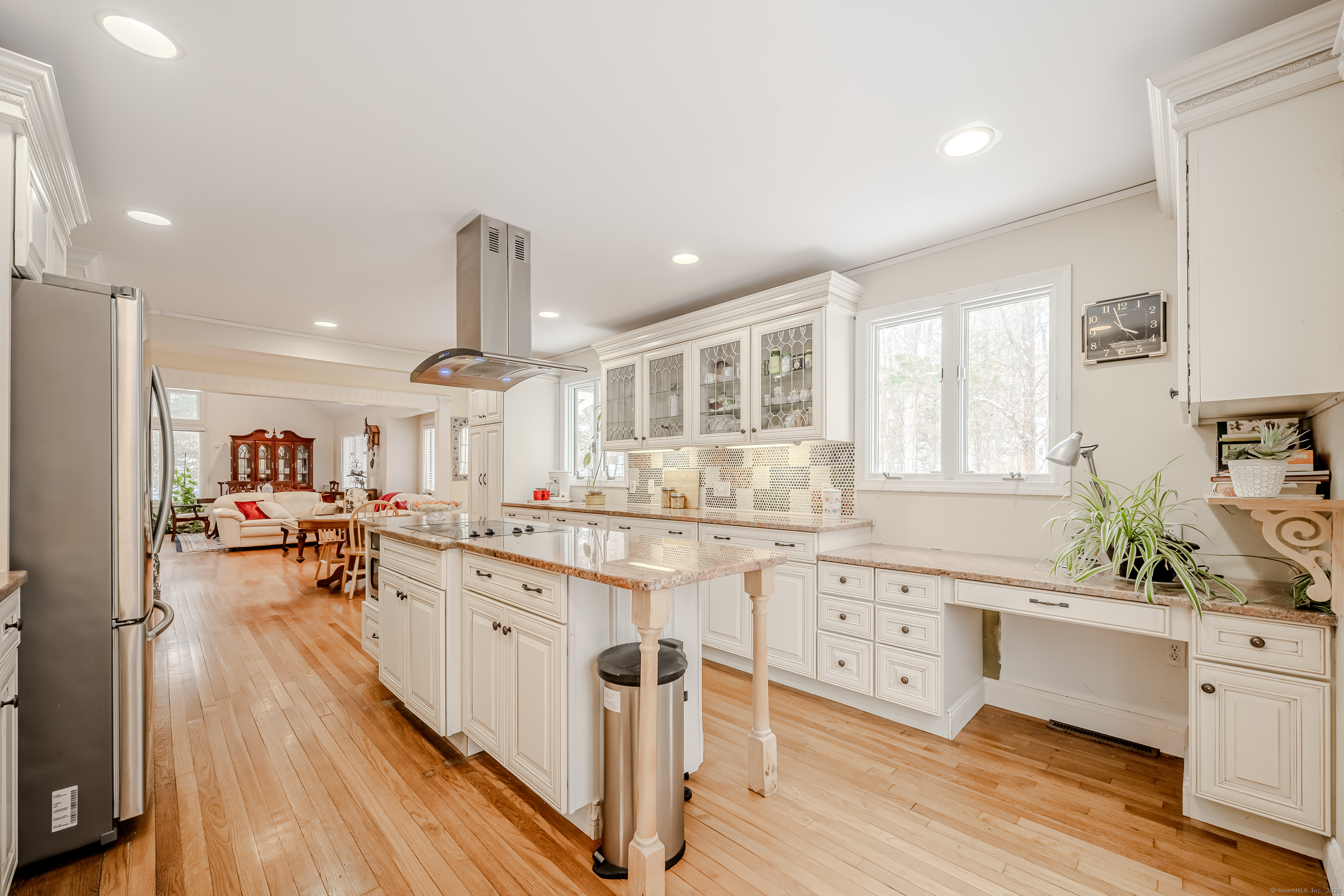 305 Rimmon Road Woodbridge, CT 06525 - Photo 8 of 28 a large kitchen with cabinets