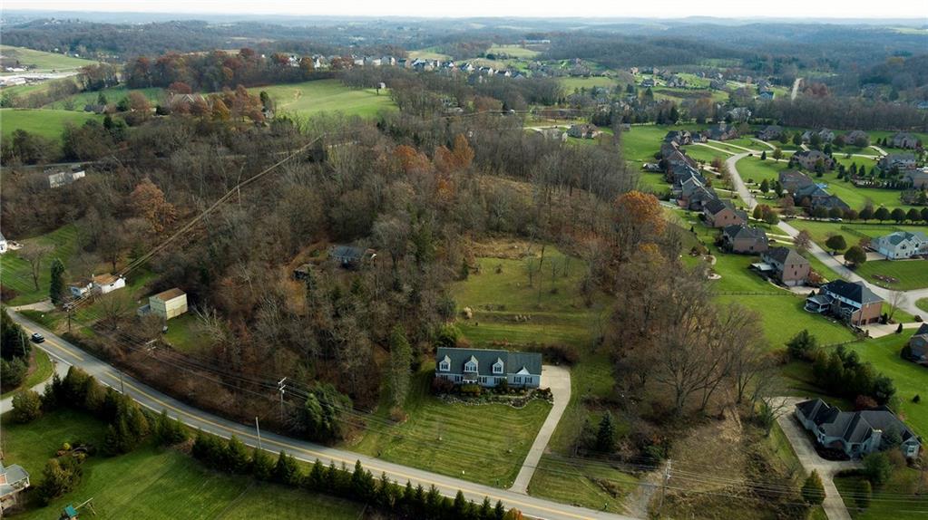 360 Turkeyfoot Road Venetia, PA 15367 - Photo 21 of 22 Aerial view shows the beautiful setting and the privacy.