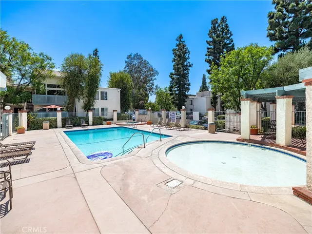 a view of outdoor space yard swimming pool and patio