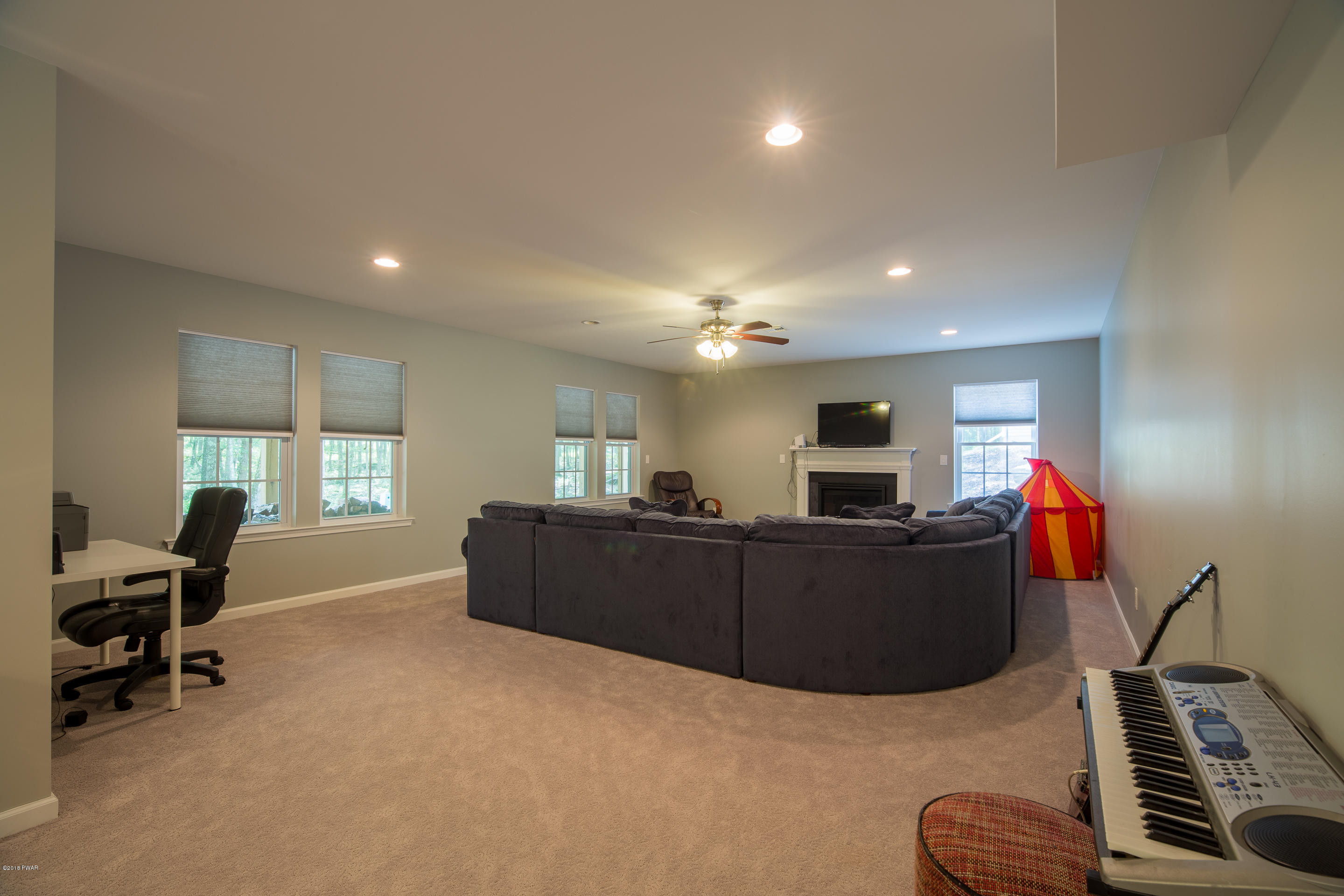 136 Perch Road Lackawaxen, PA 18435 - Photo 40 of 53 Finished Basement