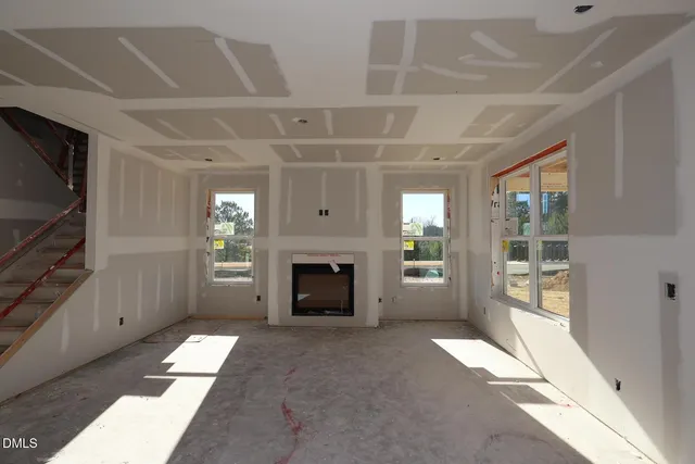 a view of an empty room