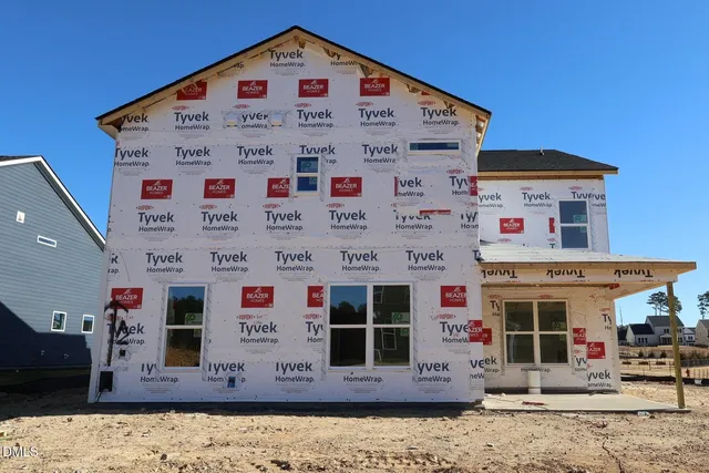 a front view of a building