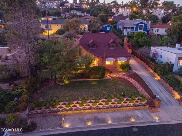 a backyard of a house