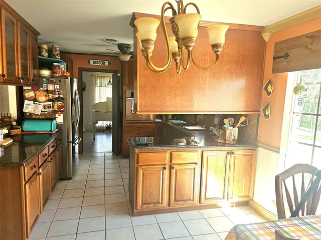 a hallway with washer and dryer