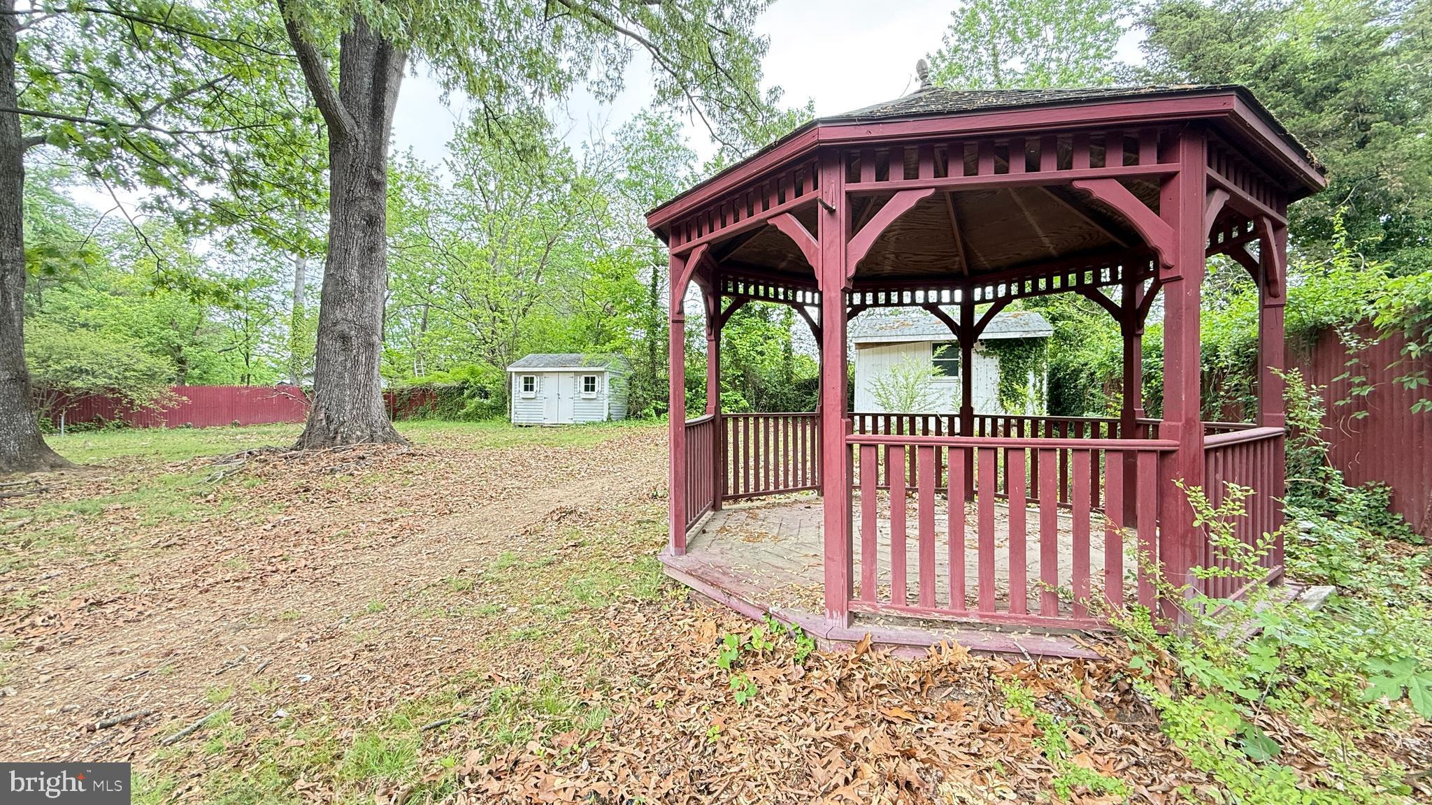 1700 Lee Road Fort Washington, MD 20744 - Photo 15 of 15 Rear Yard Gazebo & 2 Sheds