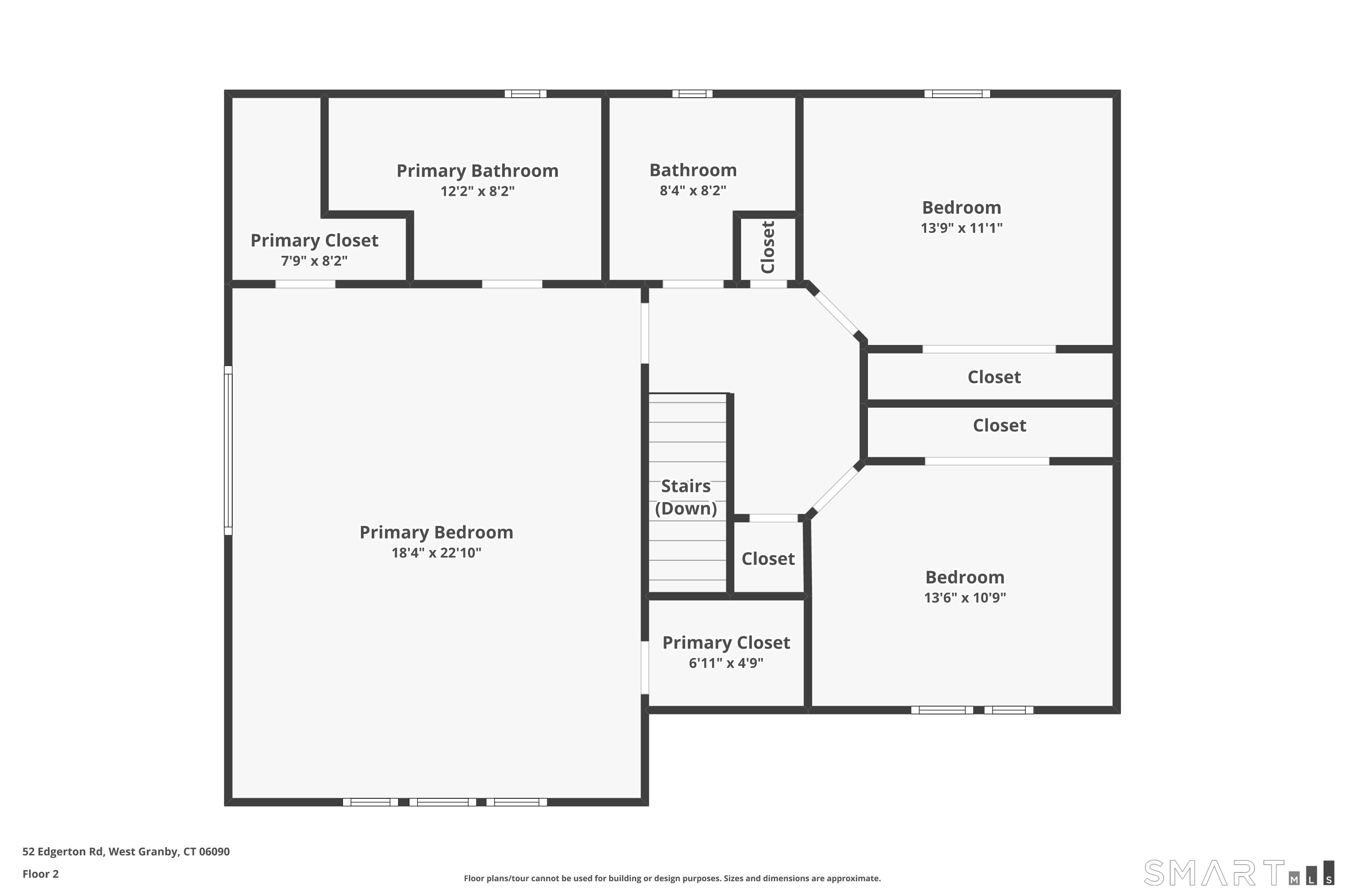 52 Edgerton Road Granby, CT 06090 - Photo 6 of 6 Upper Level