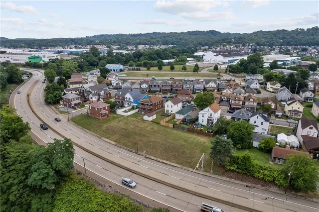 a view of a lake with a mountain in the background