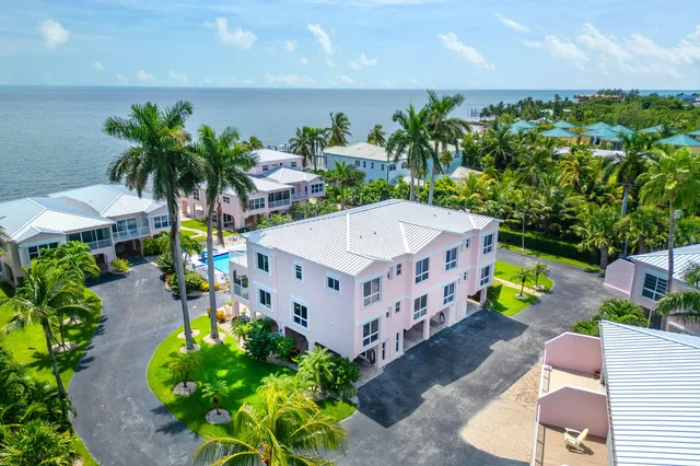 an aerial view of a house having yard swimming pool and outdoor seating