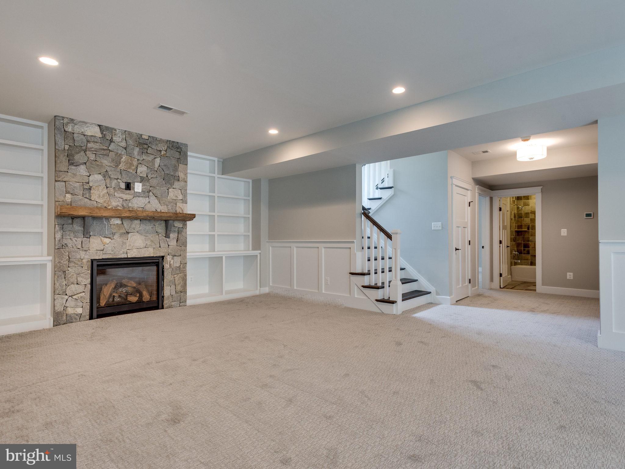 208 Tapawingo Road Southwest Vienna, VA 22180 - Photo 22 of 29 Rec Room Fire Place