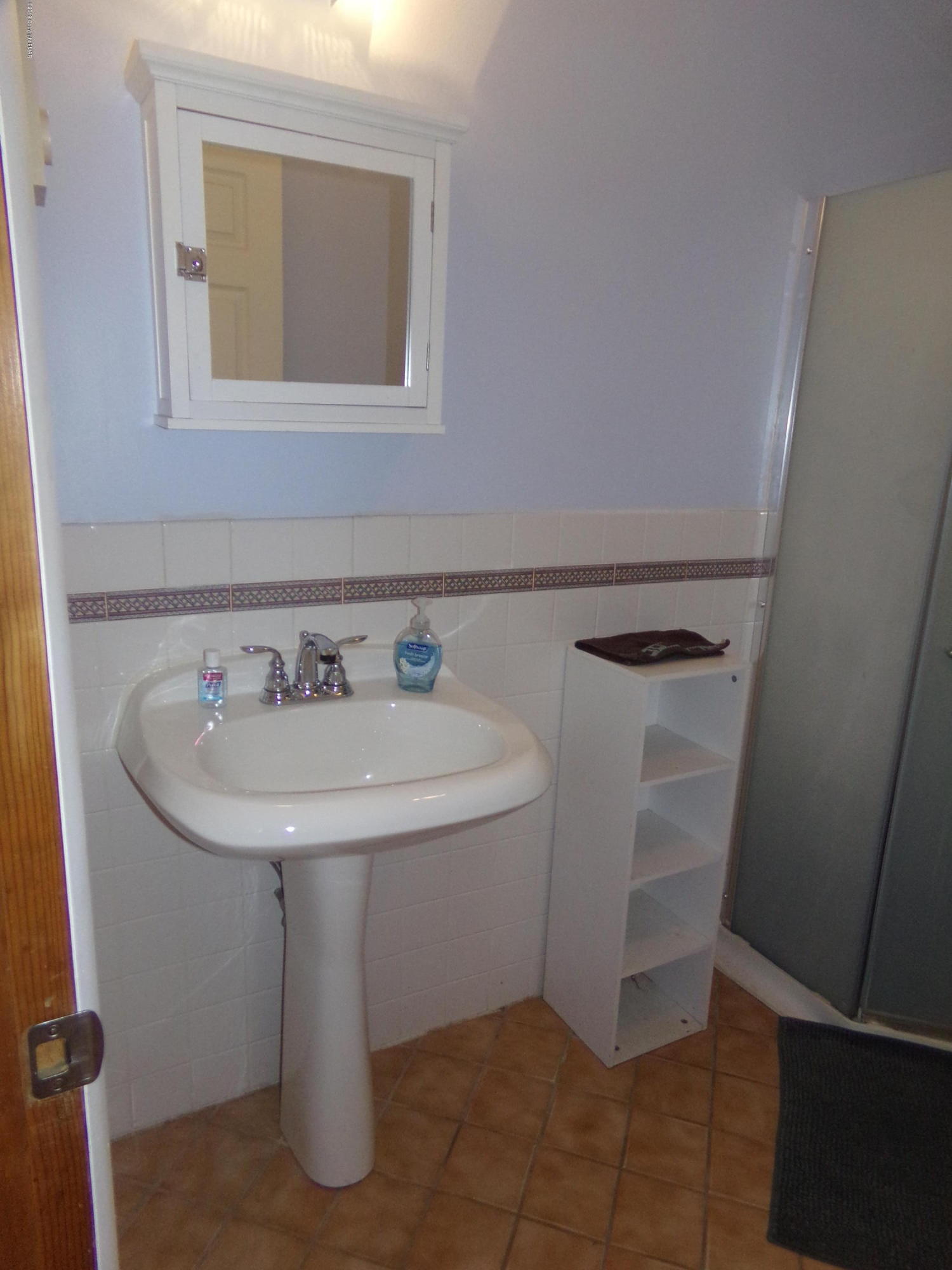1193 Bear Drive Bushkill, PA 18324 - Photo 15 of 29 a bathroom with a sink and mirror