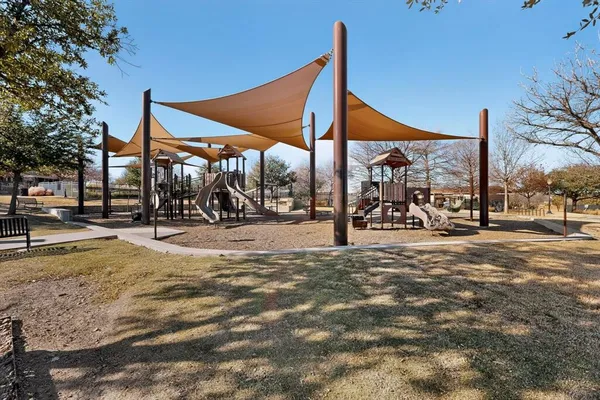 a view of outdoor space with seating