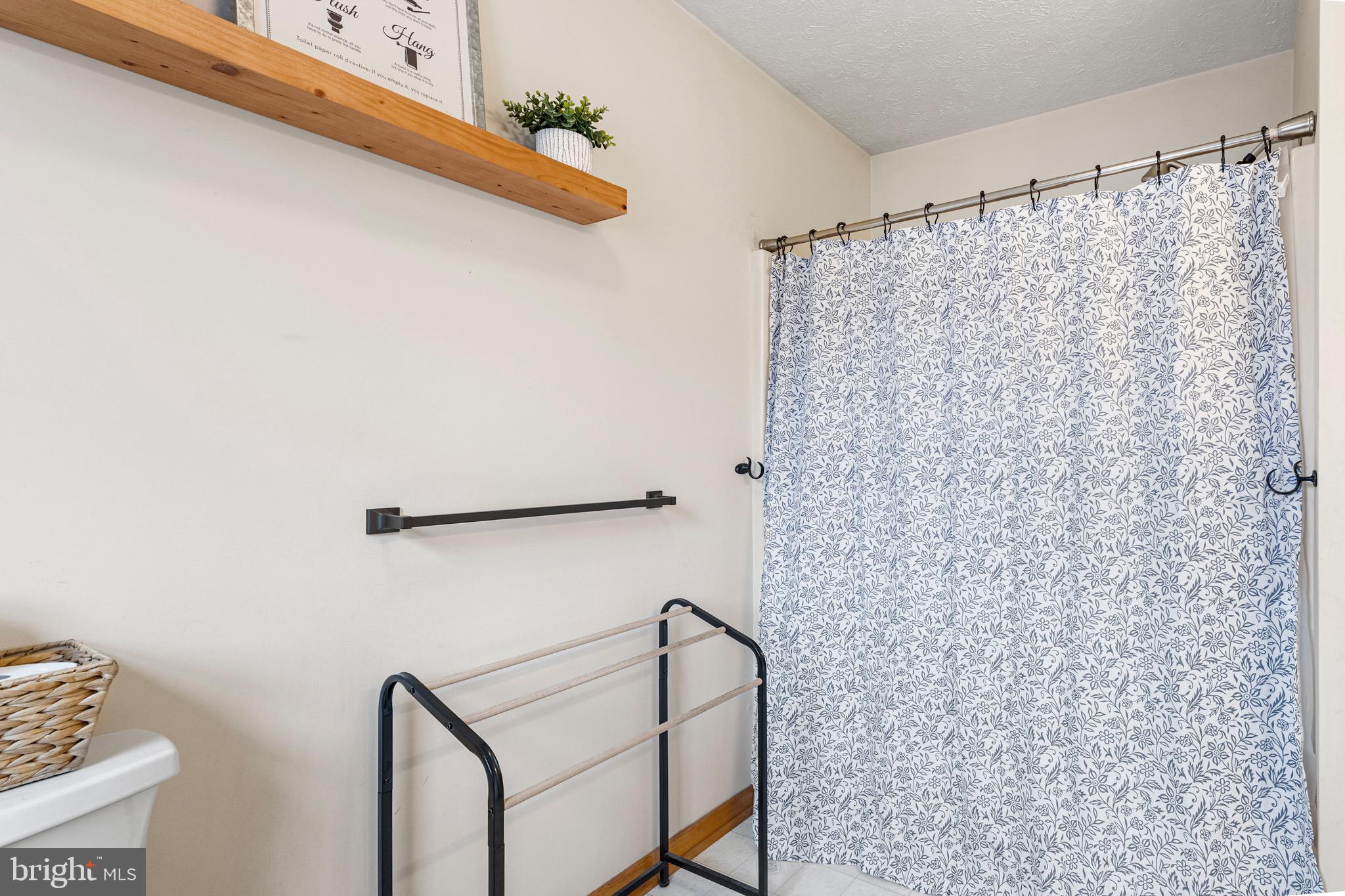 3360 Senedo Road Quicksburg, VA 22847 - Photo 15 of 58 a bathroom with a shower curtain and a sink