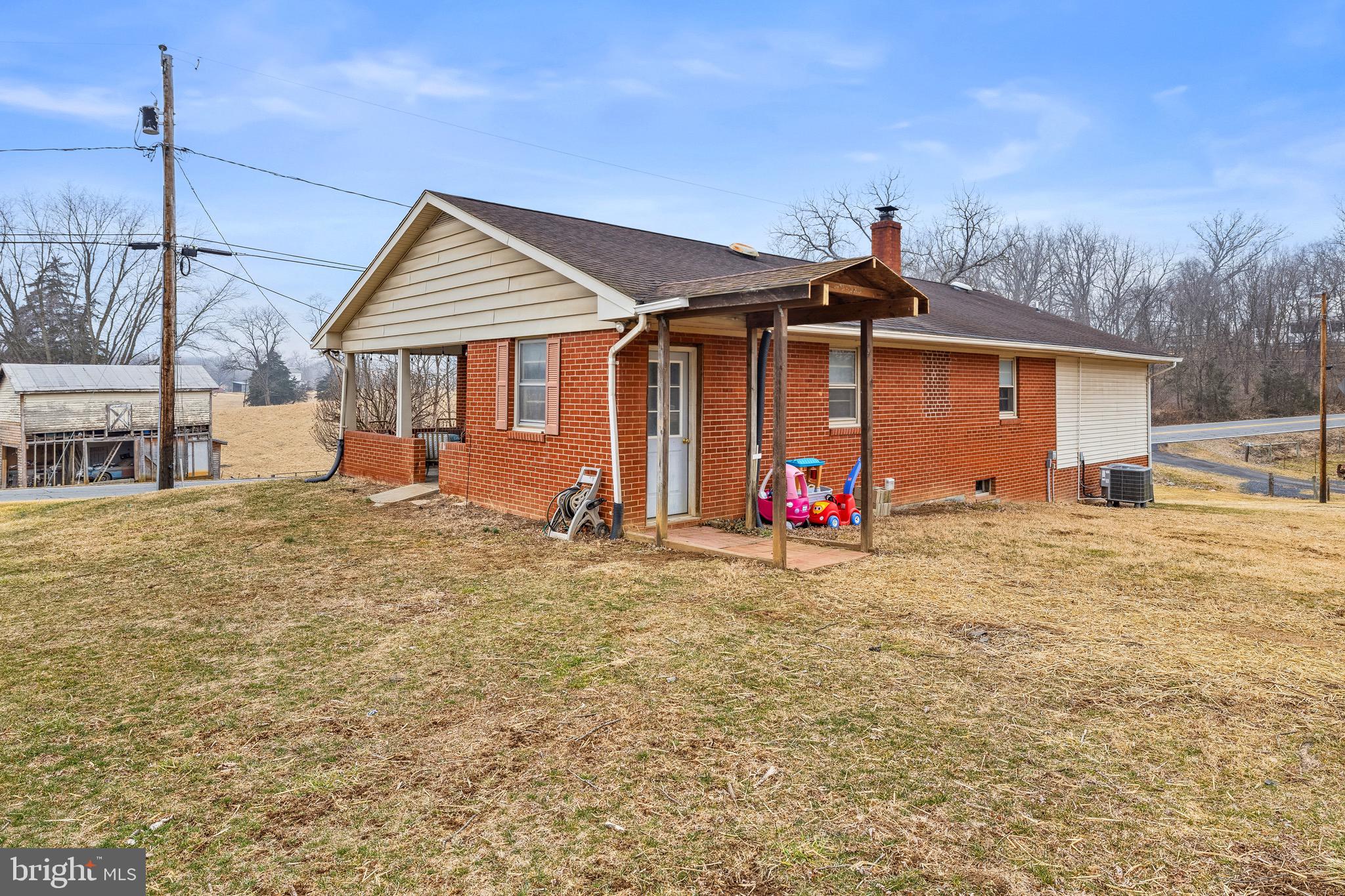 3360 Senedo Road Quicksburg, VA 22847 - Photo 54 of 58 a view of a house with a snow on the road