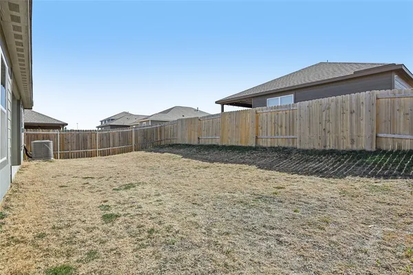 a backyard of a house