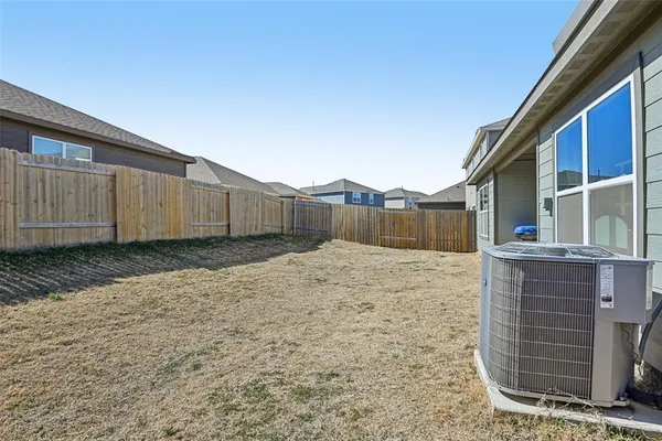 a backyard of a house