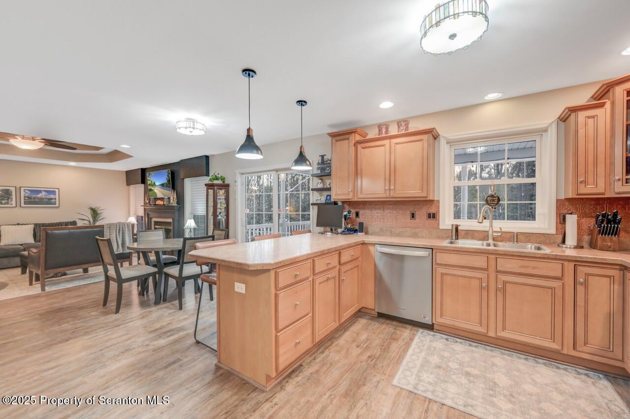 106 Brookview Lane Greentown, PA 18426 - Photo 21 of 59 a large kitchen with lots of counter space and furniture